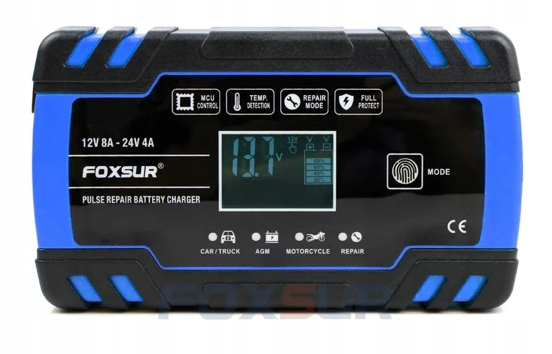 Automatinis įkroviklis su remonto funkcija 12V 24V