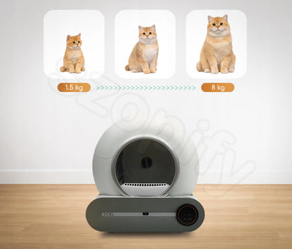 Automatinis kraiko dėklas DOEL T25 Smart Wi-Fi, valdomas programėle, 65 l, bekvapis, saugus