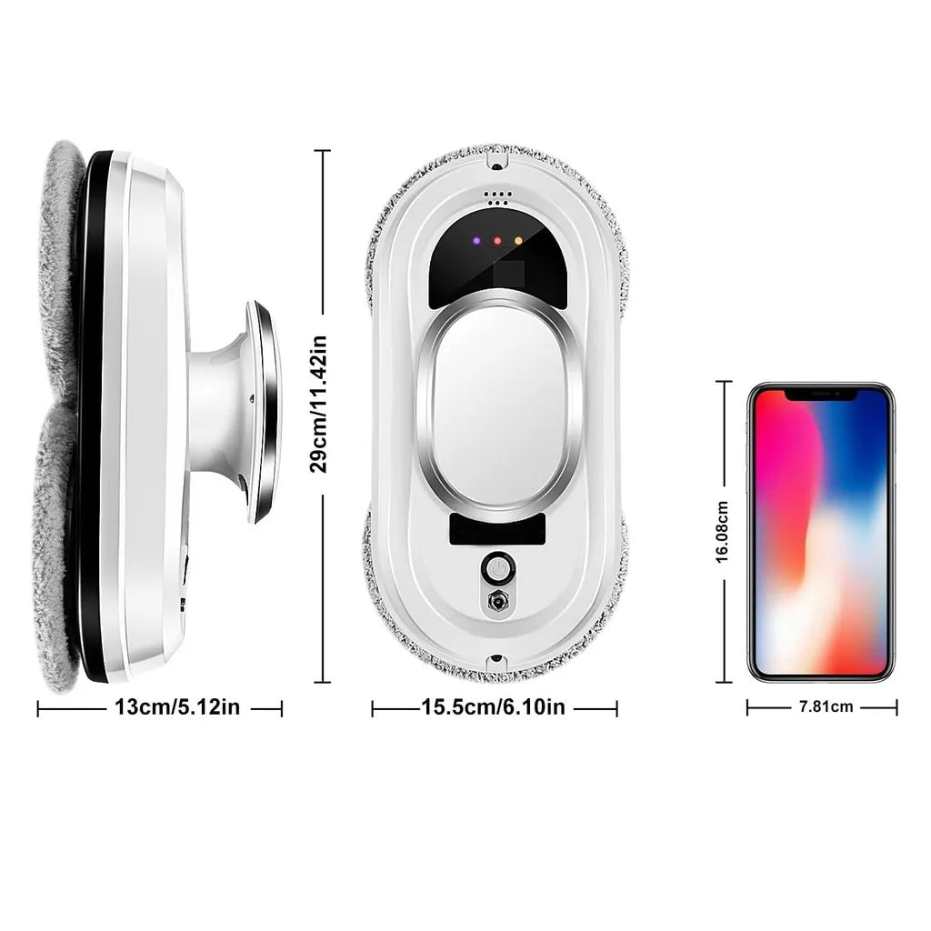 Automatinis langų ir veidrodžių valymo robotas JYIPure + 10 šluosčių XXL rinkinys