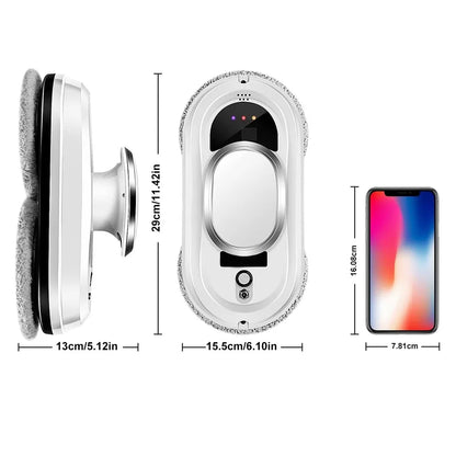 Automatinis langų ir veidrodžių valymo robotas JYIPure + 10 šluosčių XXL rinkinys
