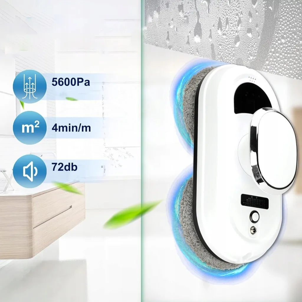 Automatinis langų ir veidrodžių valymo robotas JYIPure + 10 šluosčių XXL rinkinys
