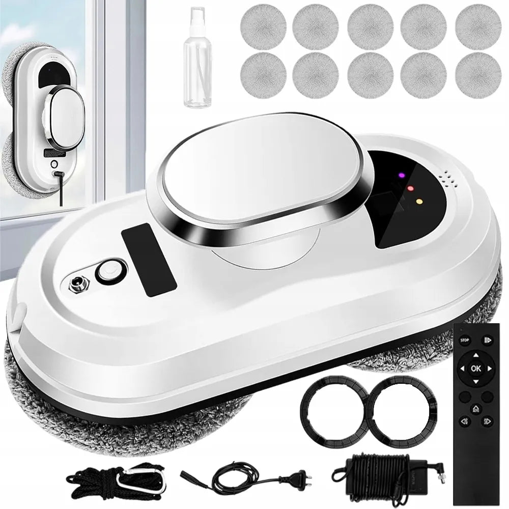 Automatinis langų ir veidrodžių valymo robotas JYIPure + 10 šluosčių XXL rinkinys