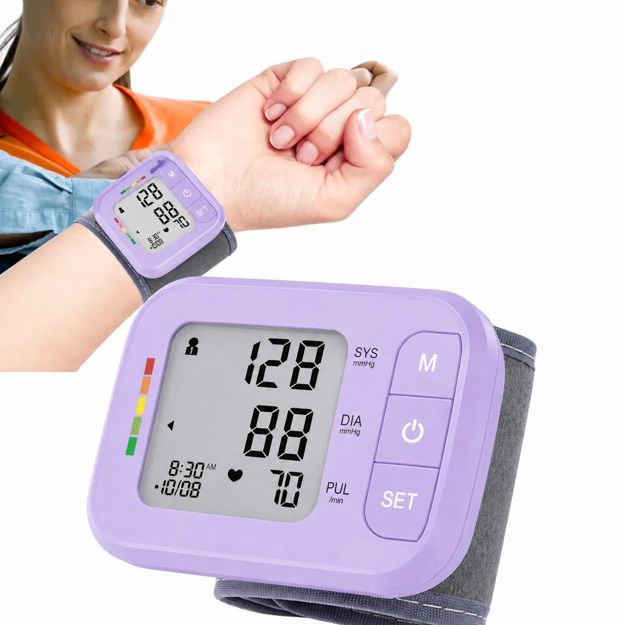 Automatinis riešinis kraujospūdžio matuoklis DBP-2261 su LCD ekranu