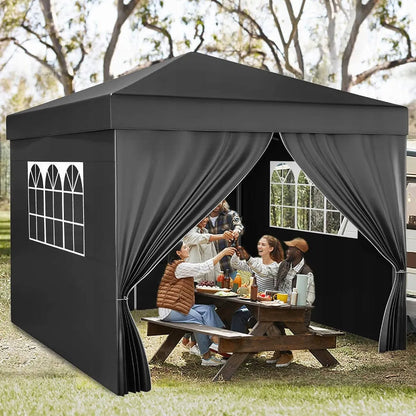 Automatinis sodo paviljonas prekybinė palapinė 3x3 m ekspres 4 sienos