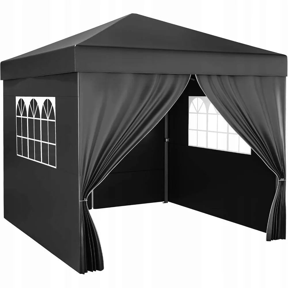 Automatinis sodo paviljonas prekybinė palapinė 3x3 m ekspres 4 sienos