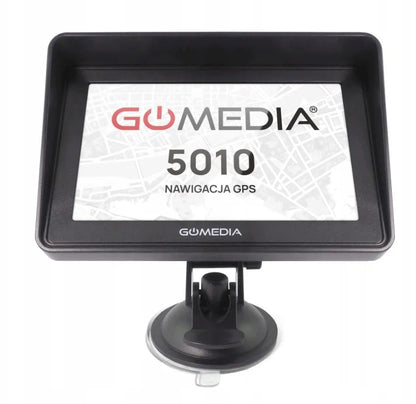 Automobilinė GPS navigacija GOMEDIA 5010, 5 colių, iGO, Europos ir Lenkijos žemėlapiai, 16 GB, autobusams ir sunkvežimiams