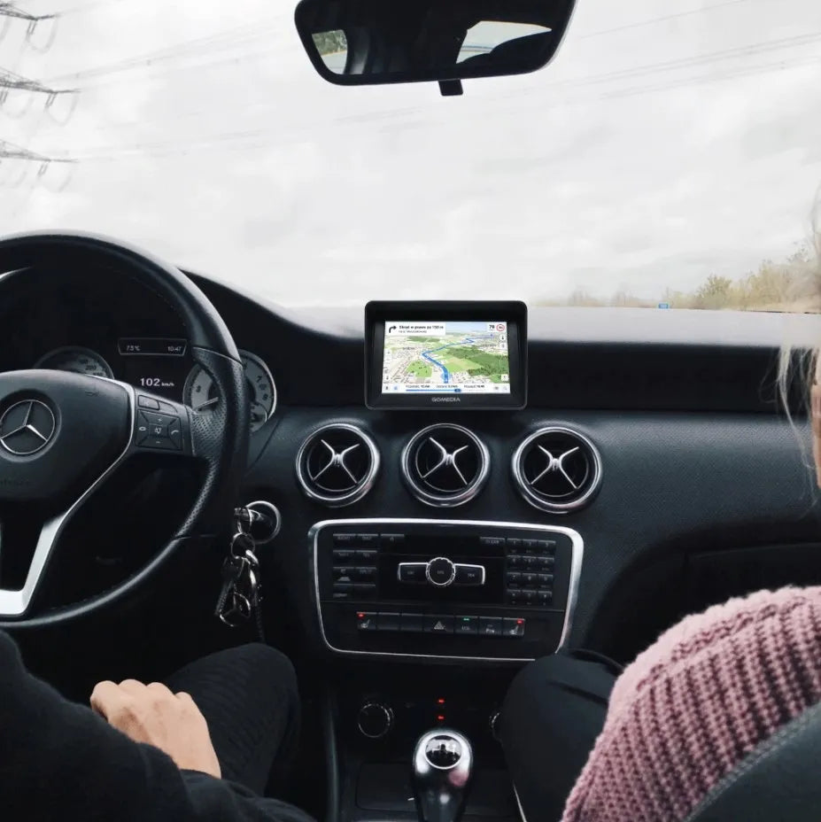 Automobilinė GPS navigacija GOMEDIA 5010, 5 colių, iGO, Europos ir Lenkijos žemėlapiai, 16 GB, autobusams ir sunkvežimiams