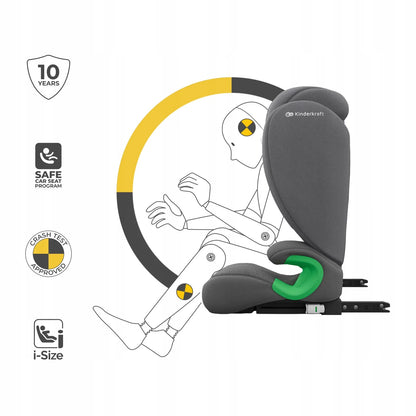 Automobilinė kėdutė 100-150 cm 15-36 kg i-Size ISOFIX Kinderkraft JUNIOR FIX 2 PLUS
