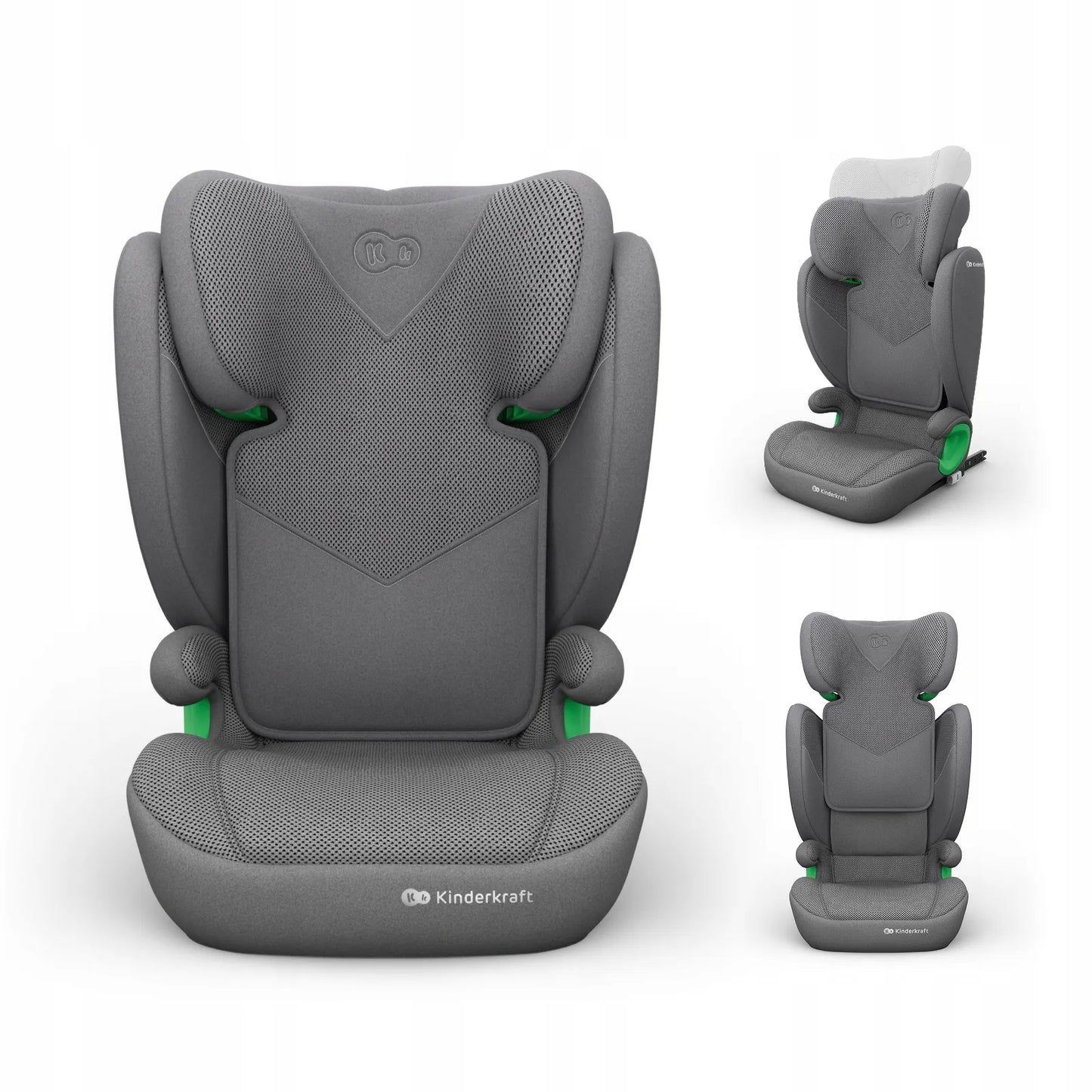 Automobilinė kėdutė 100-150 cm 15-36 kg i-Size ISOFIX Kinderkraft JUNIOR FIX 2 PLUS