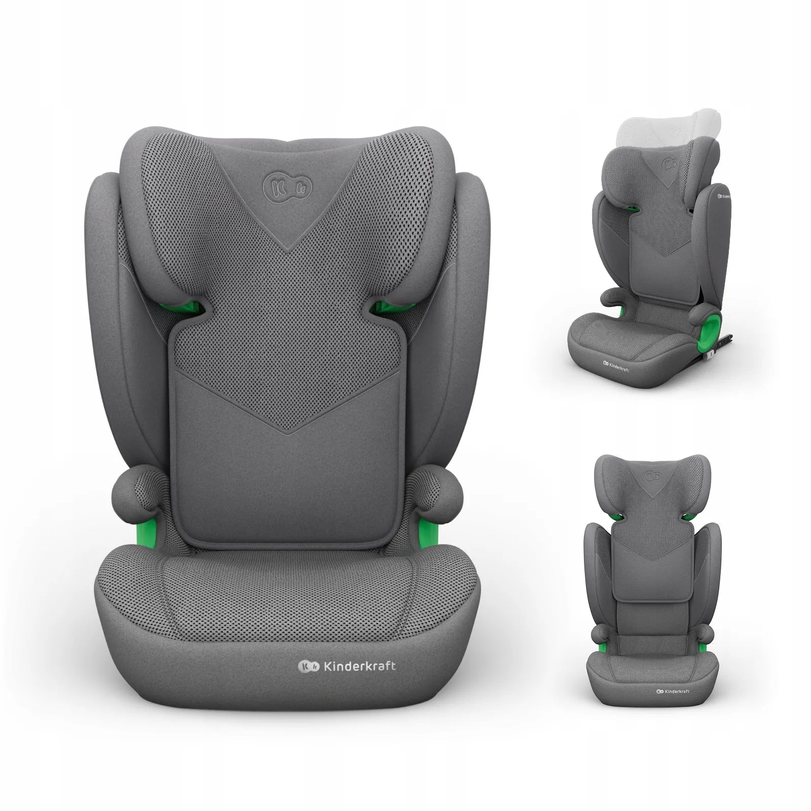 Automobilinė kėdutė 100-150 cm 15-36 kg i-Size ISOFIX Kinderkraft JUNIOR FIX 2 PLUS