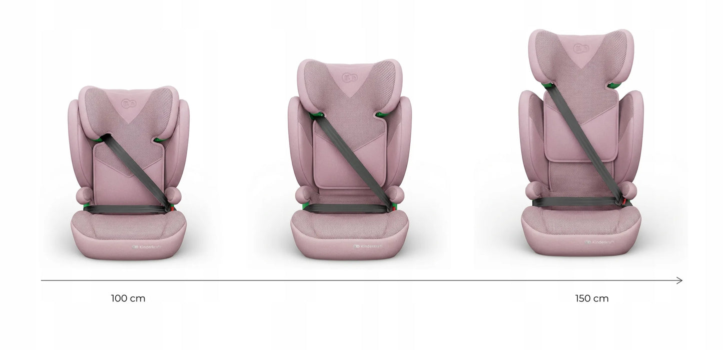 Automobilinė kėdutė 100-150cm 15-36kg i-Size ISOFIX Kinderkraft JUNIOR FIX