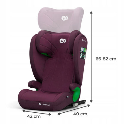 Automobilinė kėdutė 100-150cm 15-36kg i-Size ISOFIX Kinderkraft JUNIOR FIX