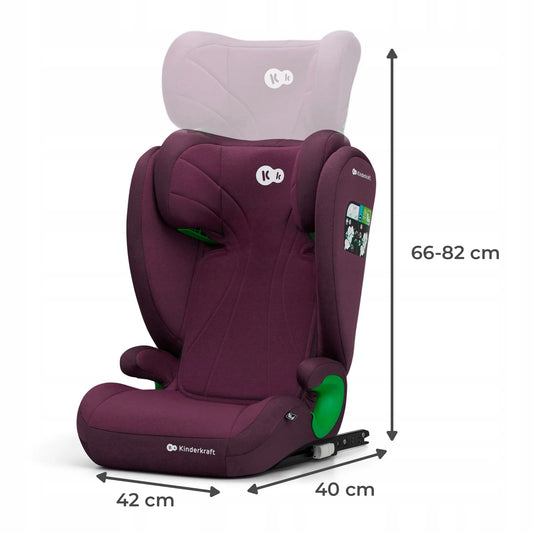 Automobilinė kėdutė 100-150cm 15-36kg i-Size ISOFIX Kinderkraft JUNIOR FIX
