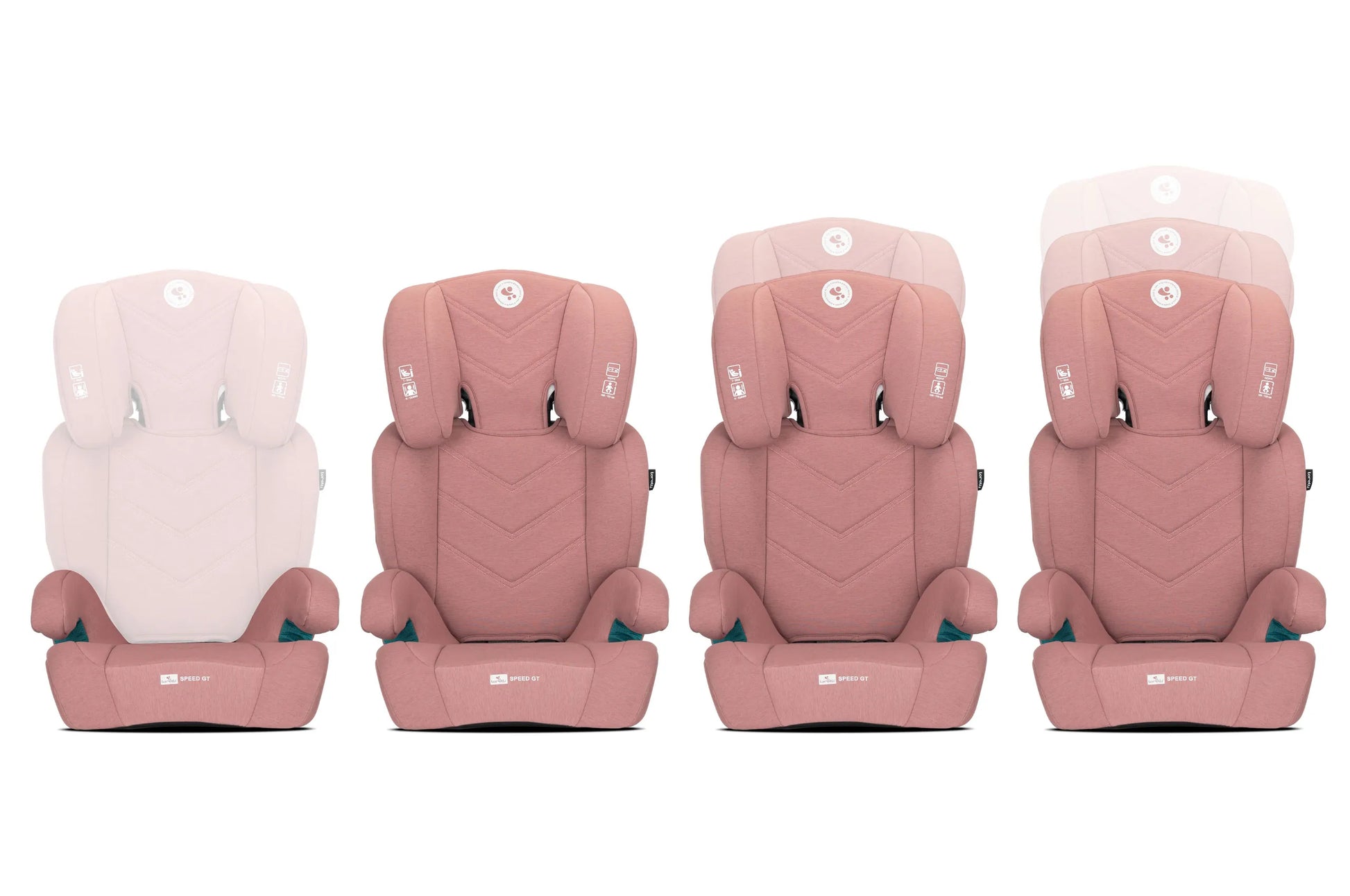 Automobilinė kėdutė 15-36 kg, ISOFIX, i-Size, Lorelli Speed GT, 100-150 cm, rožinė