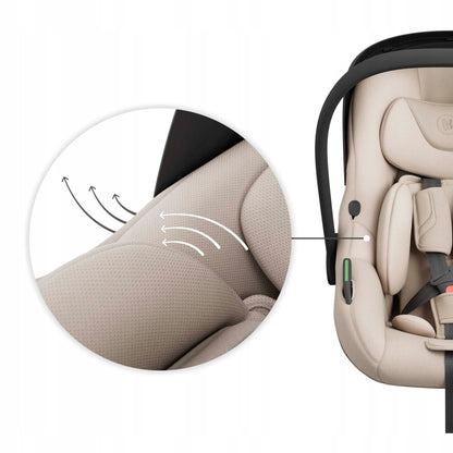 Automobilinė kėdutė 40-87 cm 0-13 kg i-Size Kinderkraft I-LITE su ISOFIX pagrindu