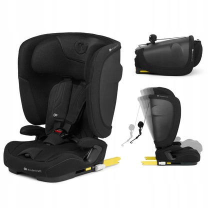 Automobilinė kėdutė 76-150 cm 9-36 kg i-Size ISOFIX Kinderkraft FIX2GO