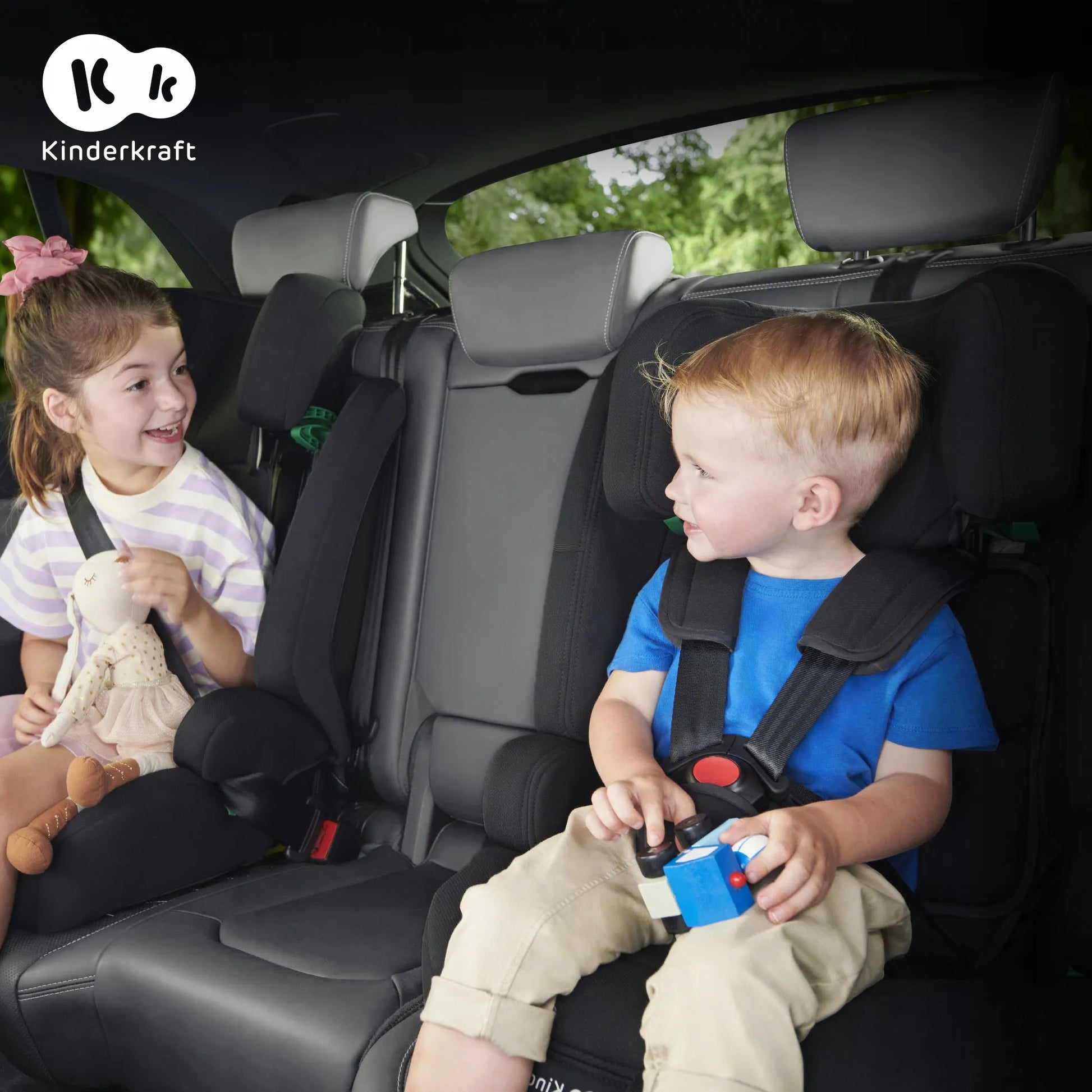 Automobilinė kėdutė 76-150 cm 9-36 kg i-Size ISOFIX Kinderkraft SAFETY FIX 2