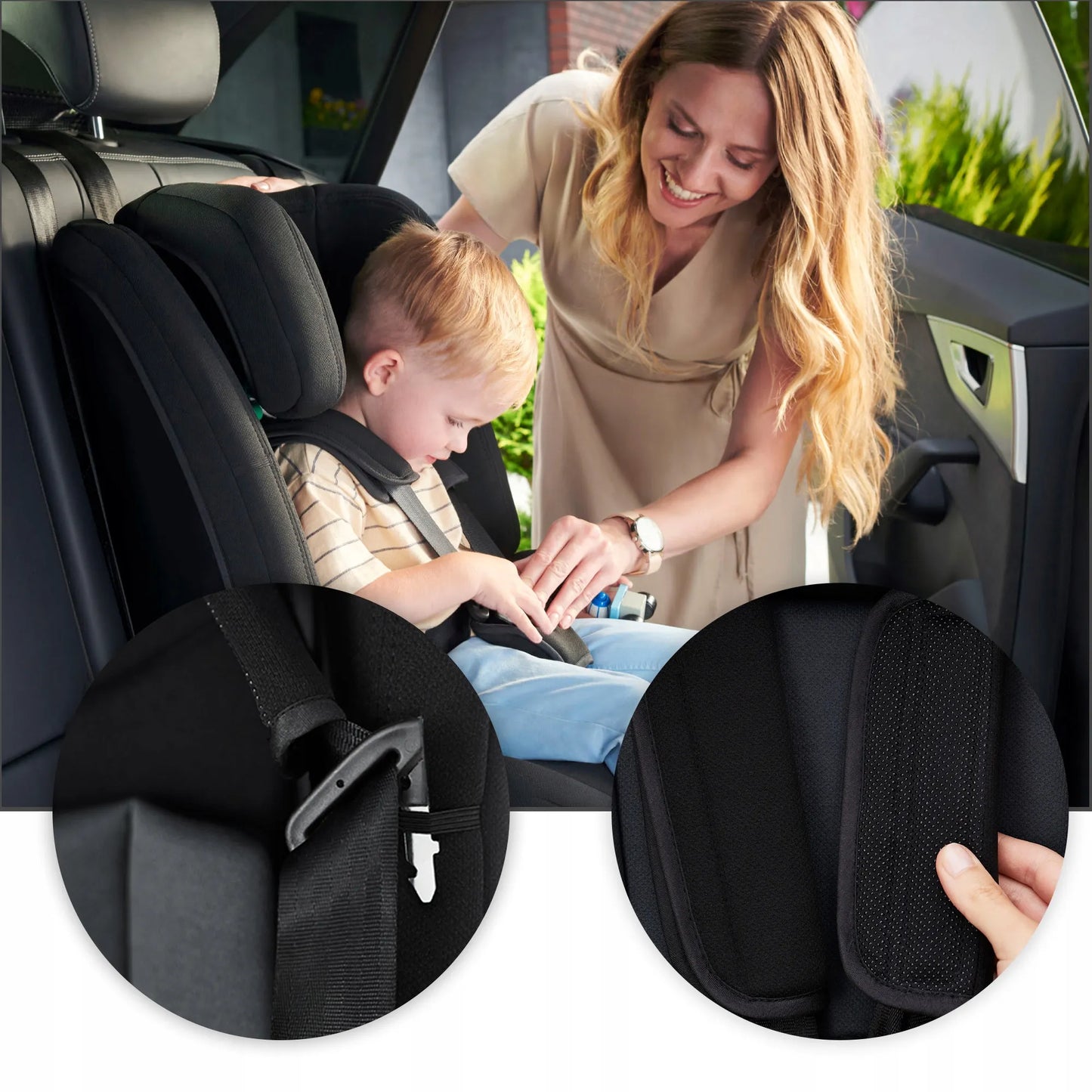 Automobilinė kėdutė 76-150 cm 9-36 kg i-Size ISOFIX Kinderkraft SAFETY FIX 2