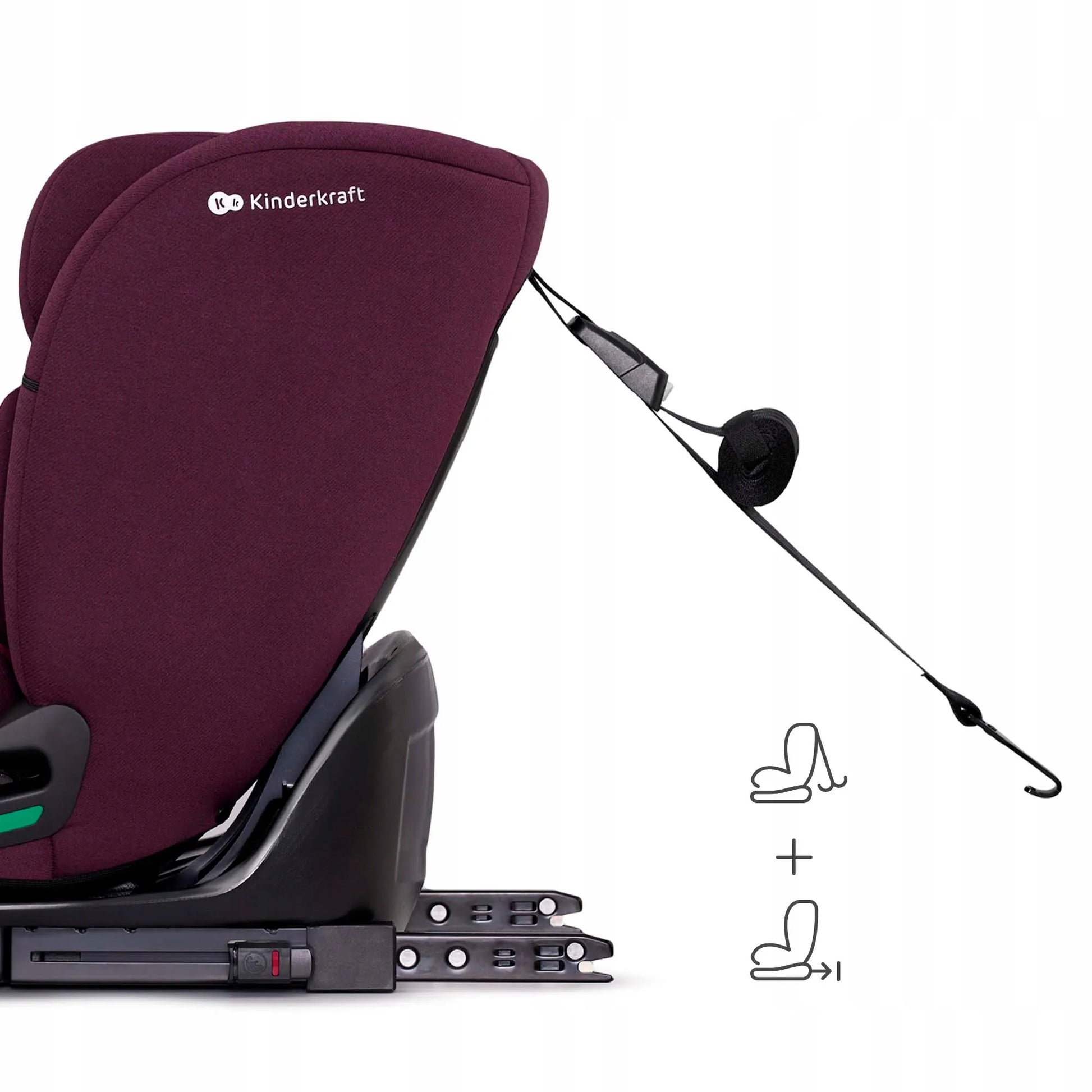 Automobilinė kėdutė 76-150cm 9-36kg i-Size ISOFIX Kinderkraft ONETO 3