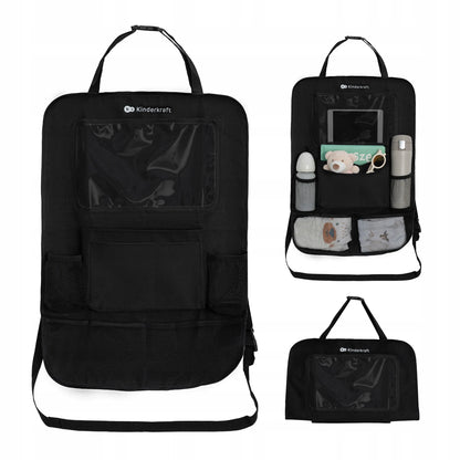 Automobilinė kėdutė Kinderkraft JUNIOR FIX 2 PLUS su organizatoriumi 100-150 cm