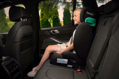 Automobilinė kėdutė LIONELO LO HUGO su pagrindu CE ISOFIX i-Size 100-150 cm