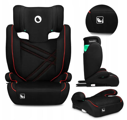 Automobilinė kėdutė LIONELO LO HUGO su pagrindu CE ISOFIX i-Size 100-150 cm