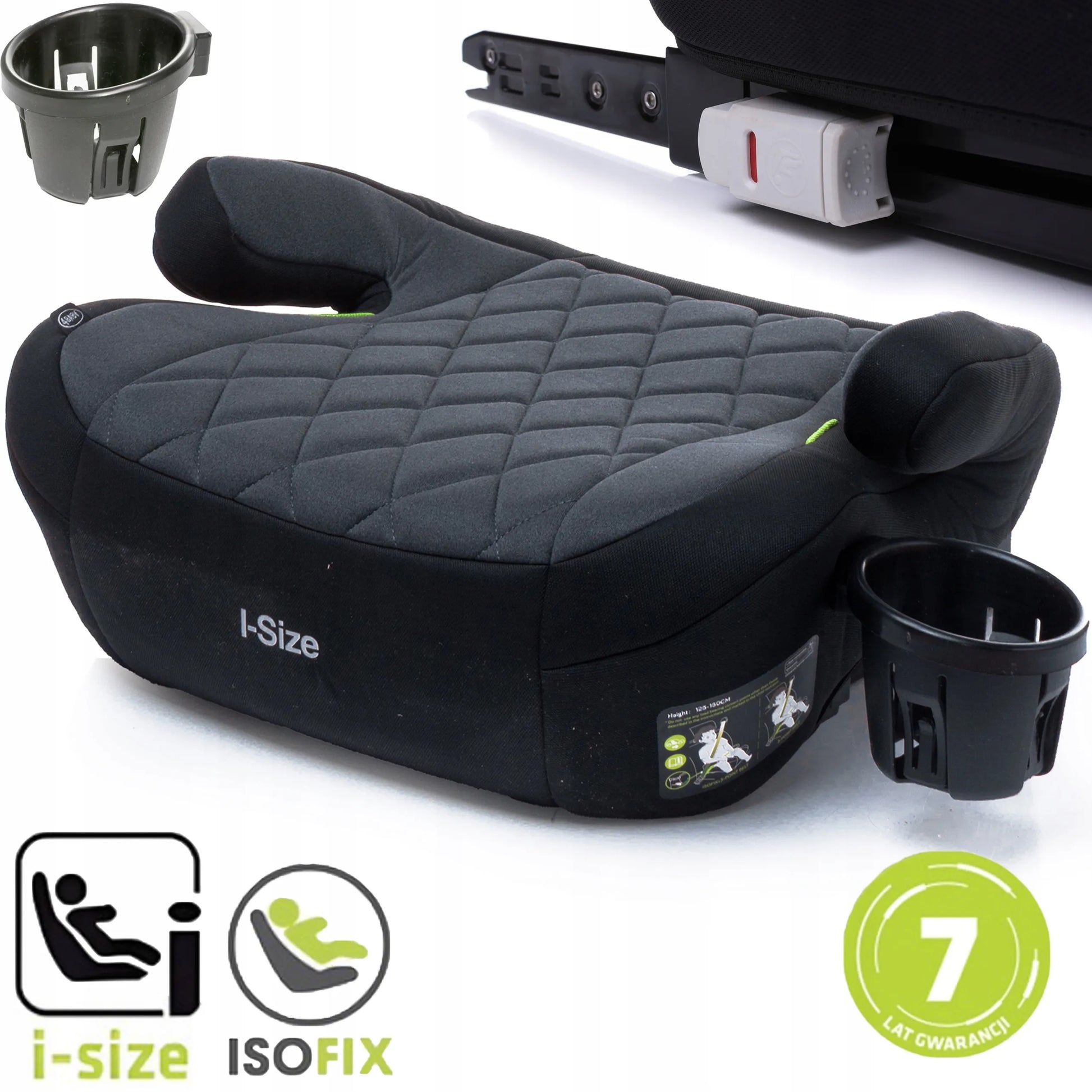 Automobilinė kėdutė-paaukštinimas 4BABY Hi-Fix 22-36 kg i-SIZE
