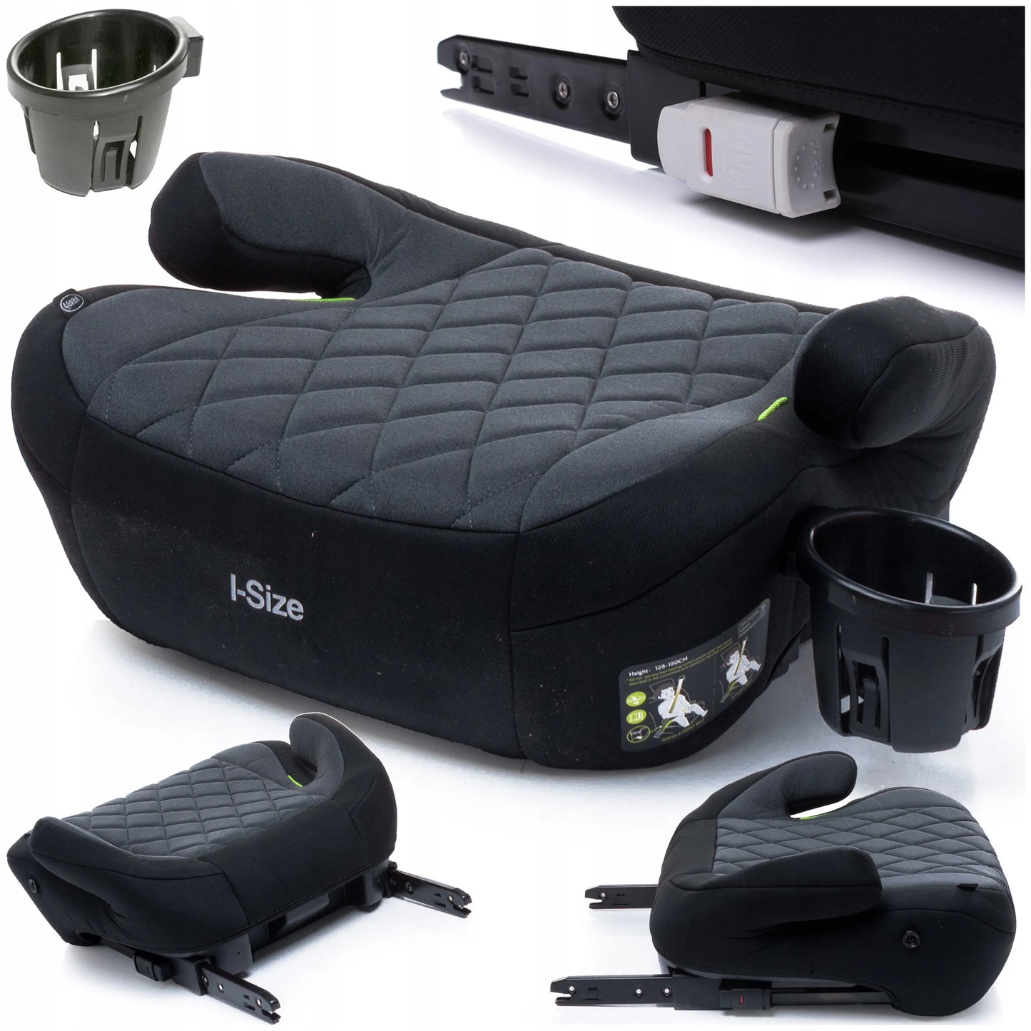 Automobilinė kėdutė-paaukštinimas 4BABY Hi-Fix 22-36 kg i-SIZE