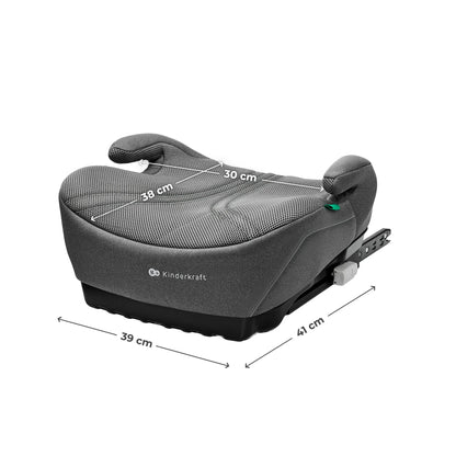 Automobilinė kėdutė-paaukštinimas Kinderkraft I-BOOST 2 PRO ISOFIX 125-150cm I-SIZE