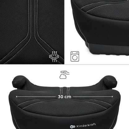Automobilinė kėdutė-paaukštinimas Kinderkraft I-BOOST 2 PRO ISOFIX 125-150cm I-SIZE