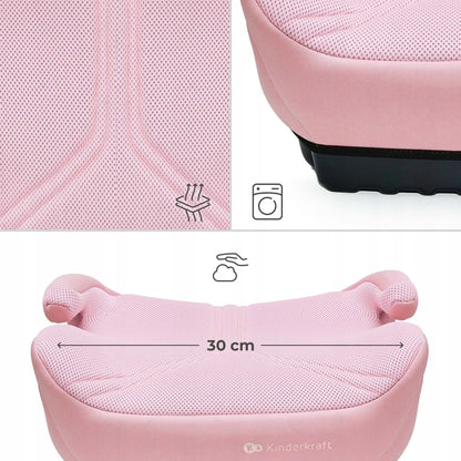 Automobilinė kėdutė-paaukštinimas Kinderkraft I-BOOST 2 PRO ISOFIX 15-36kg 125-150cm I-SIZE