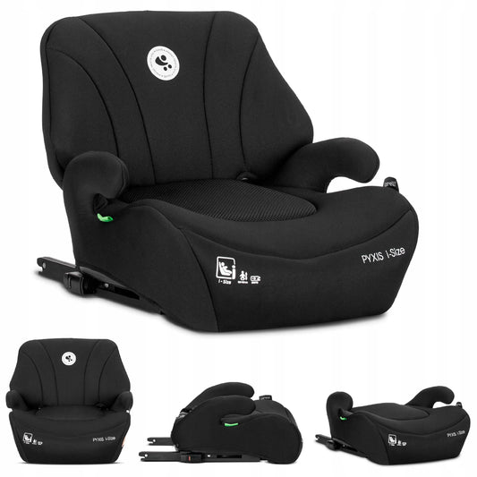 Automobilinė kėdutė-paaukštinimas Lorelli Pyxis, i-Size 125–150 cm, ISOFIX, 2-in-1