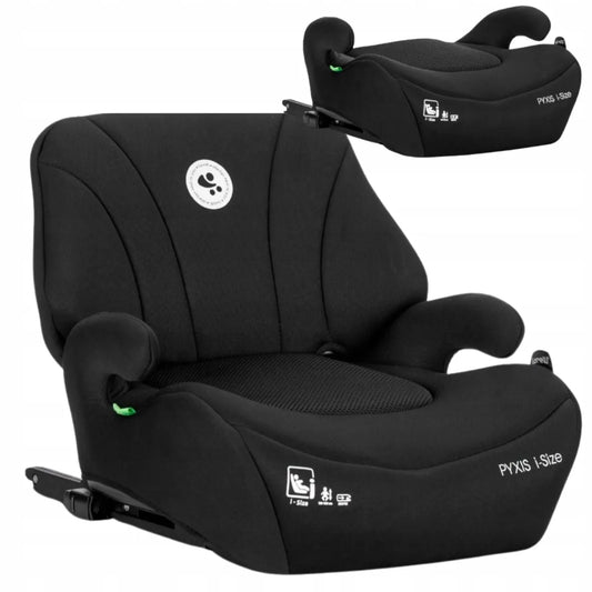 Automobilinė kėdutė-paaukštinimas Lorelli Pyxis, i-Size 125–150 cm, ISOFIX, 2-in-1