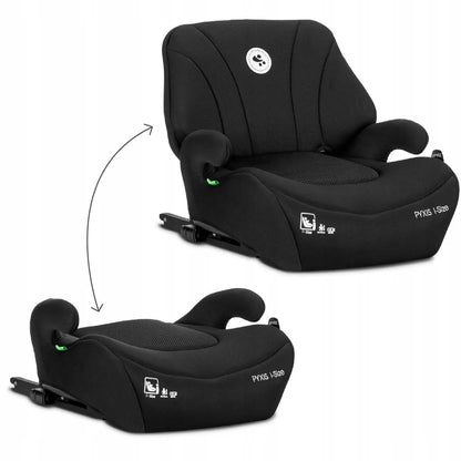 Automobilinė kėdutė-paaukštinimas Lorelli Pyxis, i-Size 125–150 cm, ISOFIX, 2-in-1