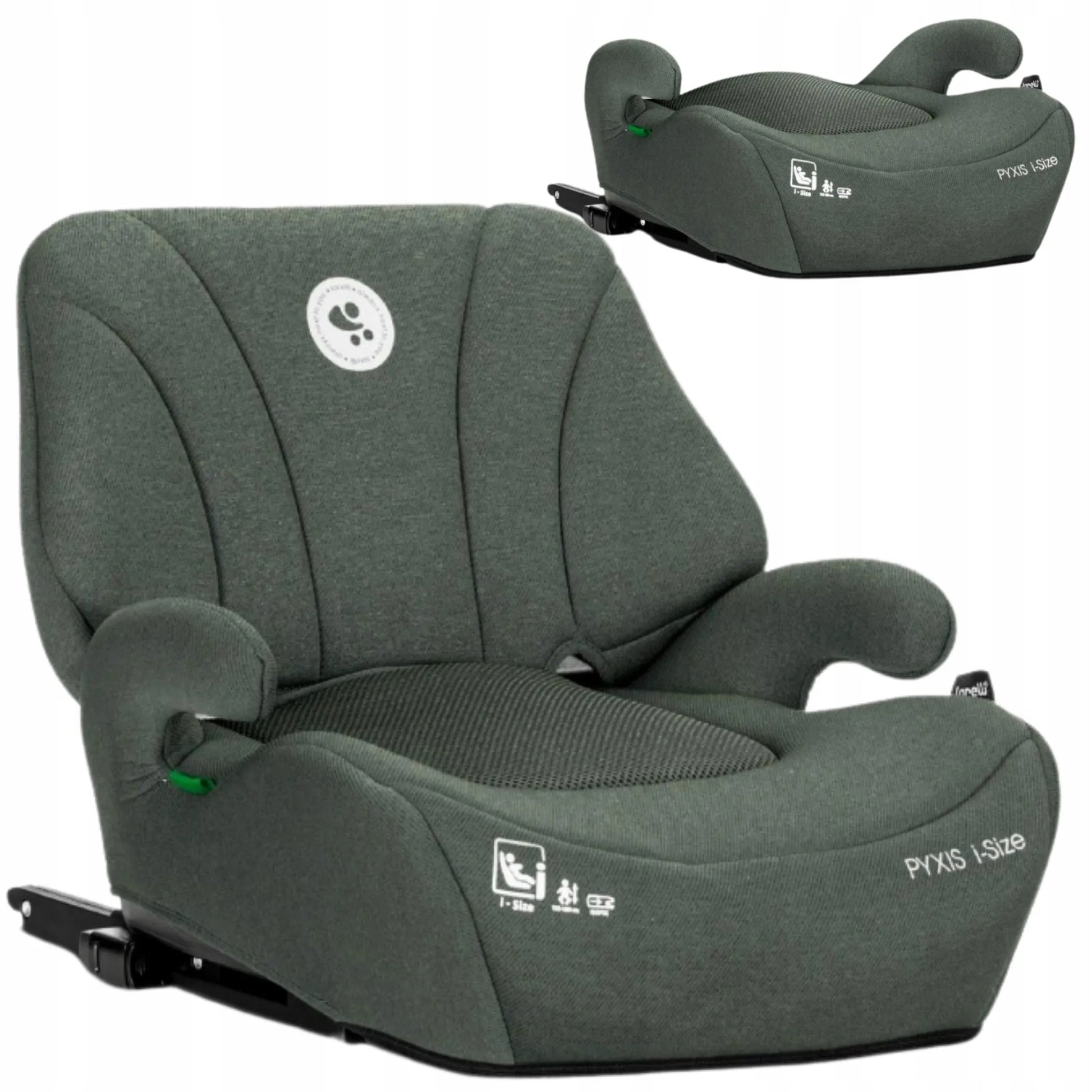 Automobilinė kėdutė-paaukštinimas Lorelli Pyxis, i-Size 125-150 cm, ISOFIX, 2in1