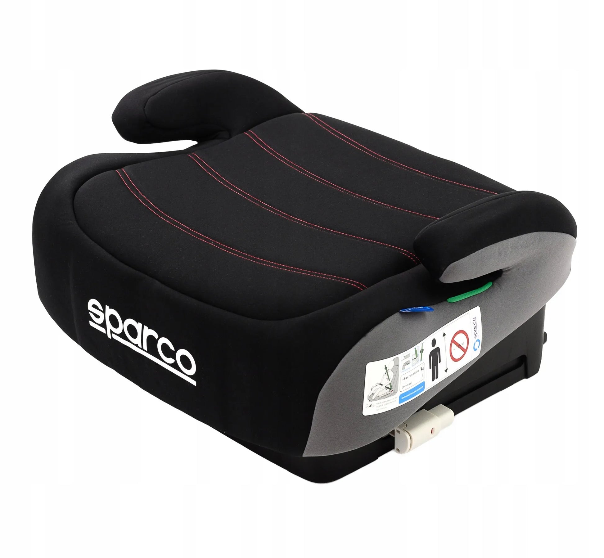 Automobilinė kėdutė-paaukštinimas Sparco SK100I, ISOFIX, I-Size, juoda