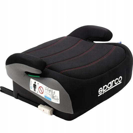 Automobilinė kėdutė-paaukštinimas Sparco SK100I, ISOFIX, I-Size, juoda