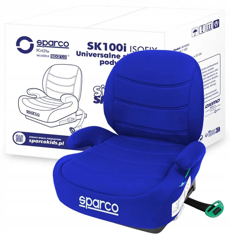 Automobilinė kėdutė-padėklas Sparco ISOFIX SK100iB mėlyna
