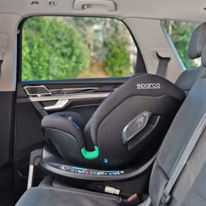 Automobilinė kėdutė SPARCO SK7000i besisukanti juoda 40-150 cm