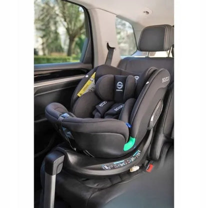 Automobilinė kėdutė SPARCO SK7000i besisukanti juoda 40-150 cm