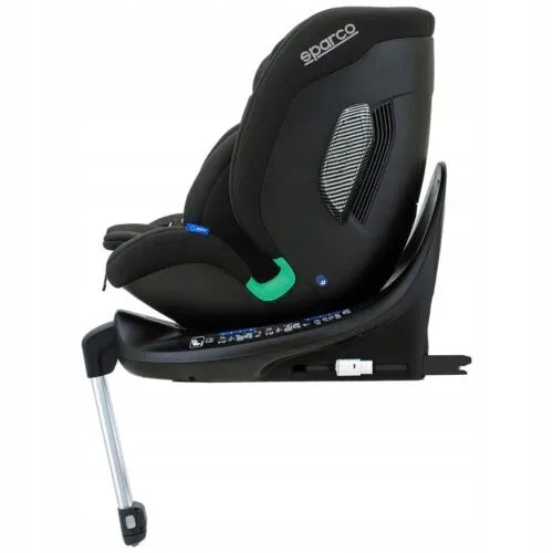 Automobilinė kėdutė SPARCO SK7000i besisukanti juoda 40-150 cm