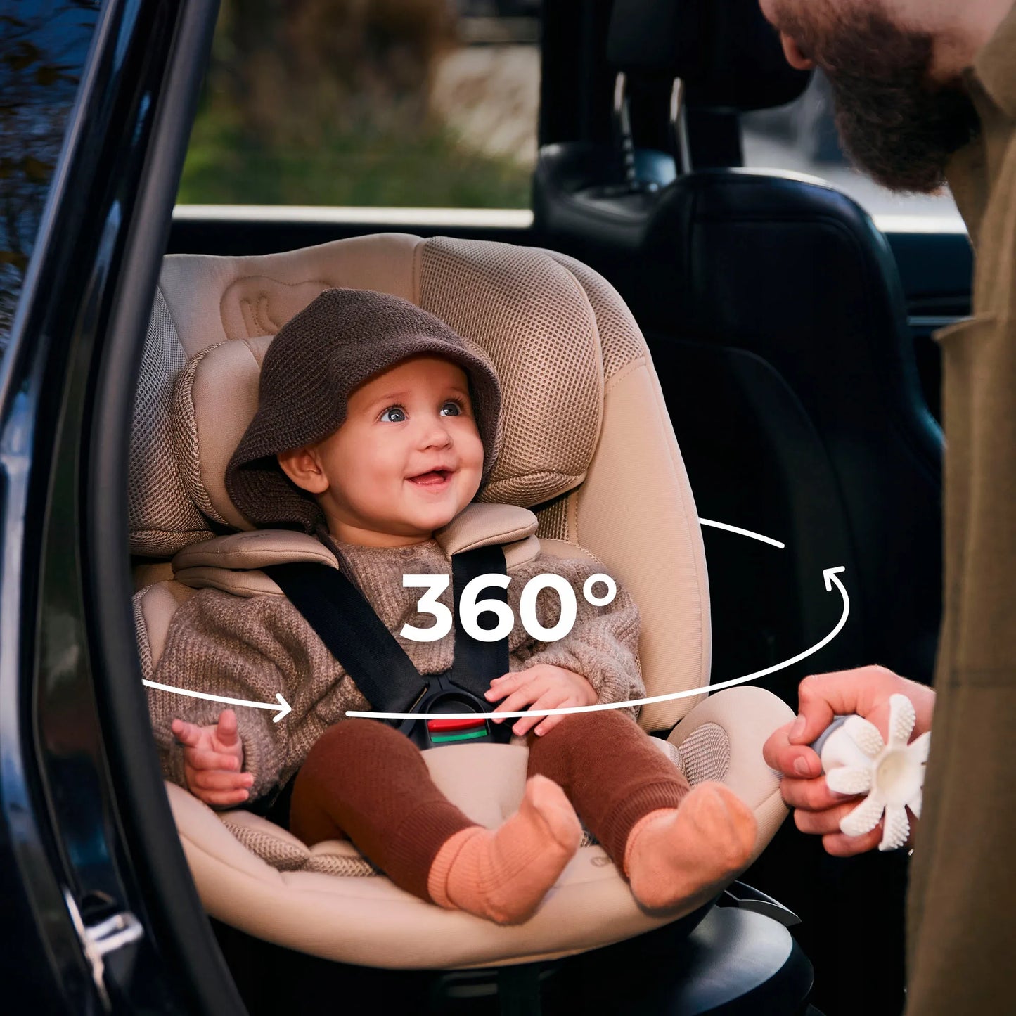 Automobilinė kėdutė su pasukimo funkcija 40-150 cm 0-36 kg ISOFIX Kinderkraft XPEDITION 3