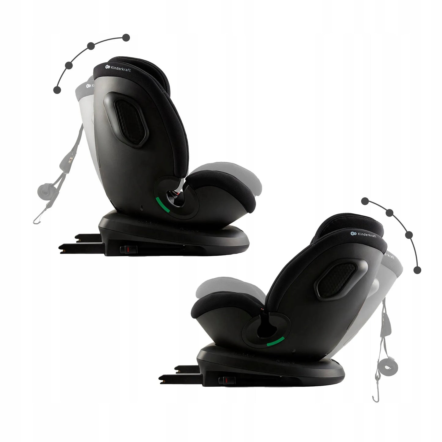 Automobilinė kėdutė su pasukimo funkcija 40-150 cm 0-36 kg ISOFIX Kinderkraft XPEDITION 3