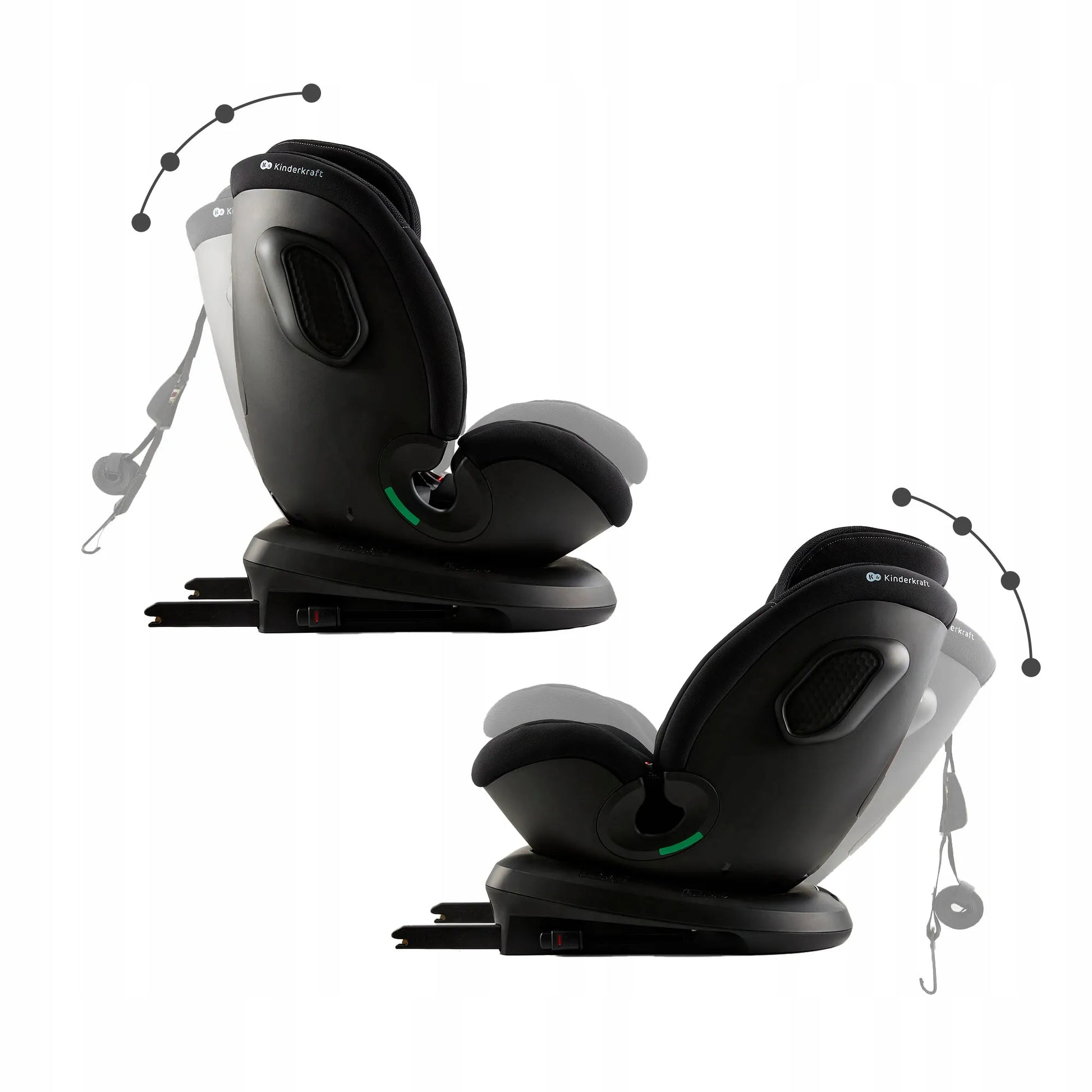 Automobilinė kėdutė su pasukimo funkcija 40-150 cm 0-36 kg ISOFIX Kinderkraft XPEDITION 3