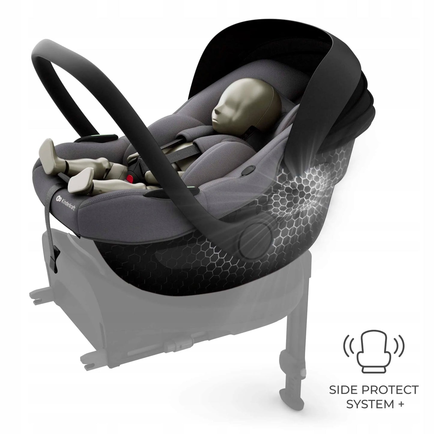 Automobilinė kėdutė sukamoji Kinderkraft ENDURA i-Size 40–150 cm 0-36 kg ISOFIX