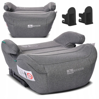 Automobilinė sėdynė-paaukštinimas Lorelli MATADOR ISOFIX i-Size, pilka