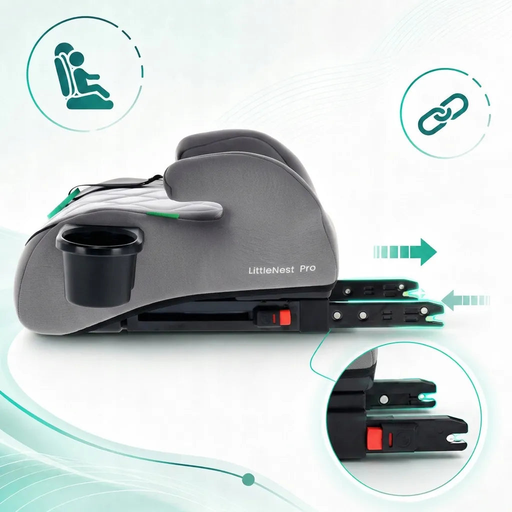 Automobilinė sėdynė, pasostė SUN BABY i-Size ISOFIX 125-150 cm