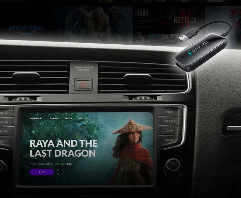 Automobilinis adapteris Ottocast Play2Video Ultra CarPlay Android Auto