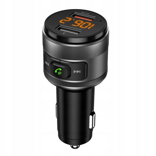 Automobilinis FM MP3 siųstuvas su "Bluetooth", USB, LCD ekranu ART FM-57 QC3.0