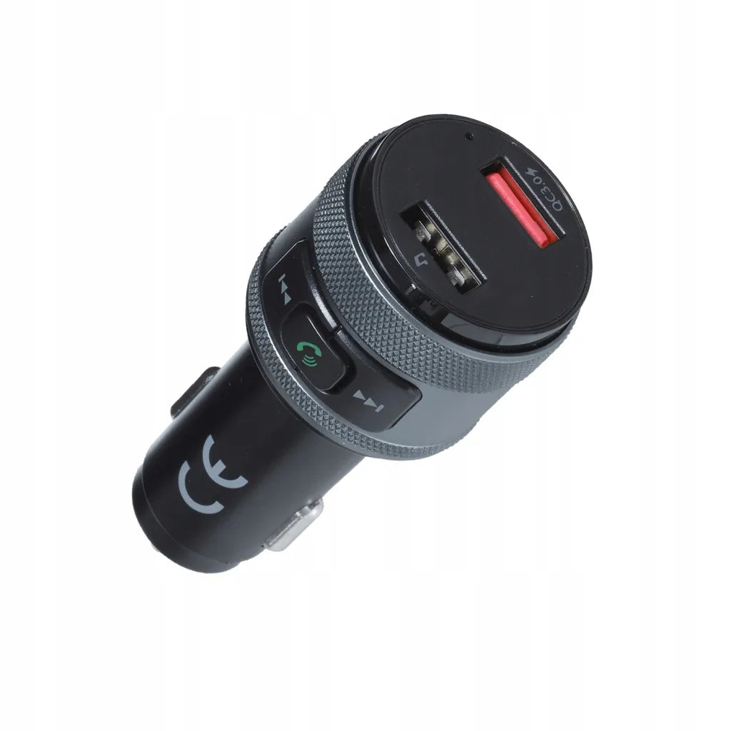 Automobilinis FM MP3 siųstuvas su "Bluetooth", USB, LCD ekranu ART FM-57 QC3.0